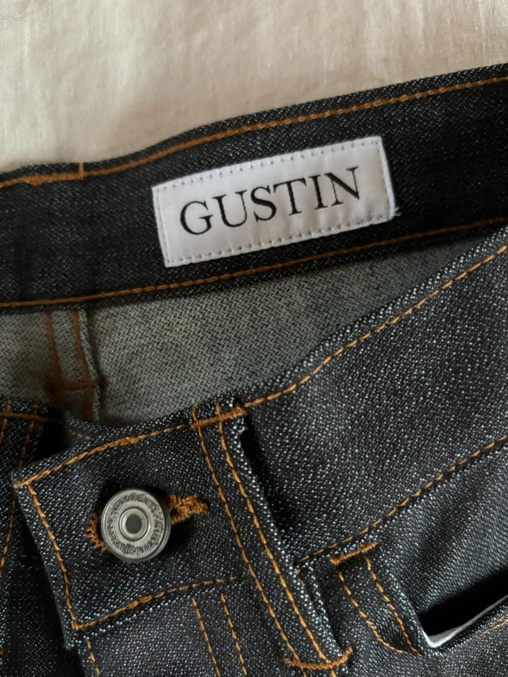NWOT Gustin #352 Japanese Raw Denim Jeans